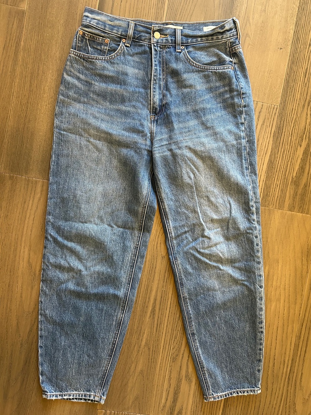 Denim Forum The Gia High Rise Carrot Jeans